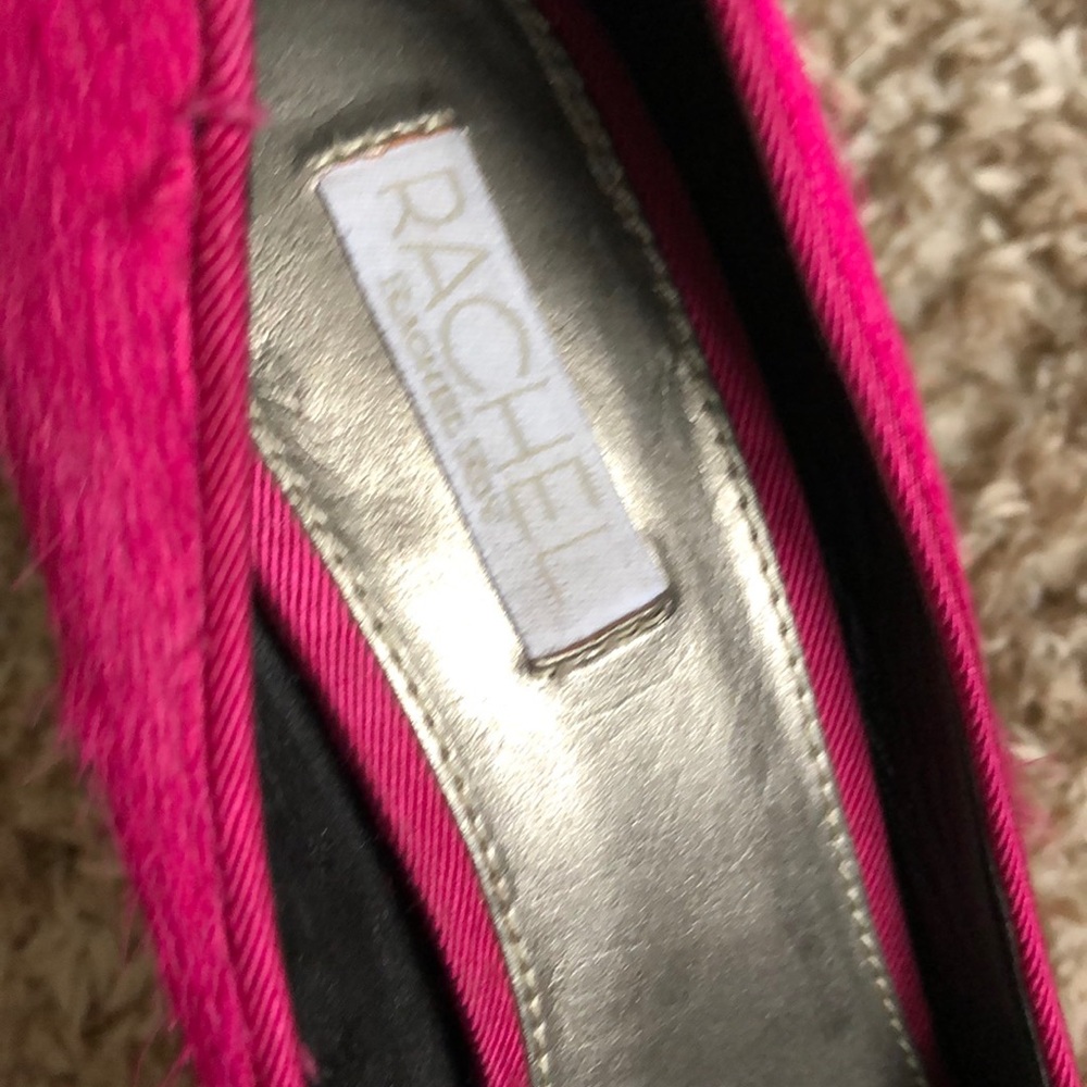 Bright Pink Platform Heels - Picture 3 of 6